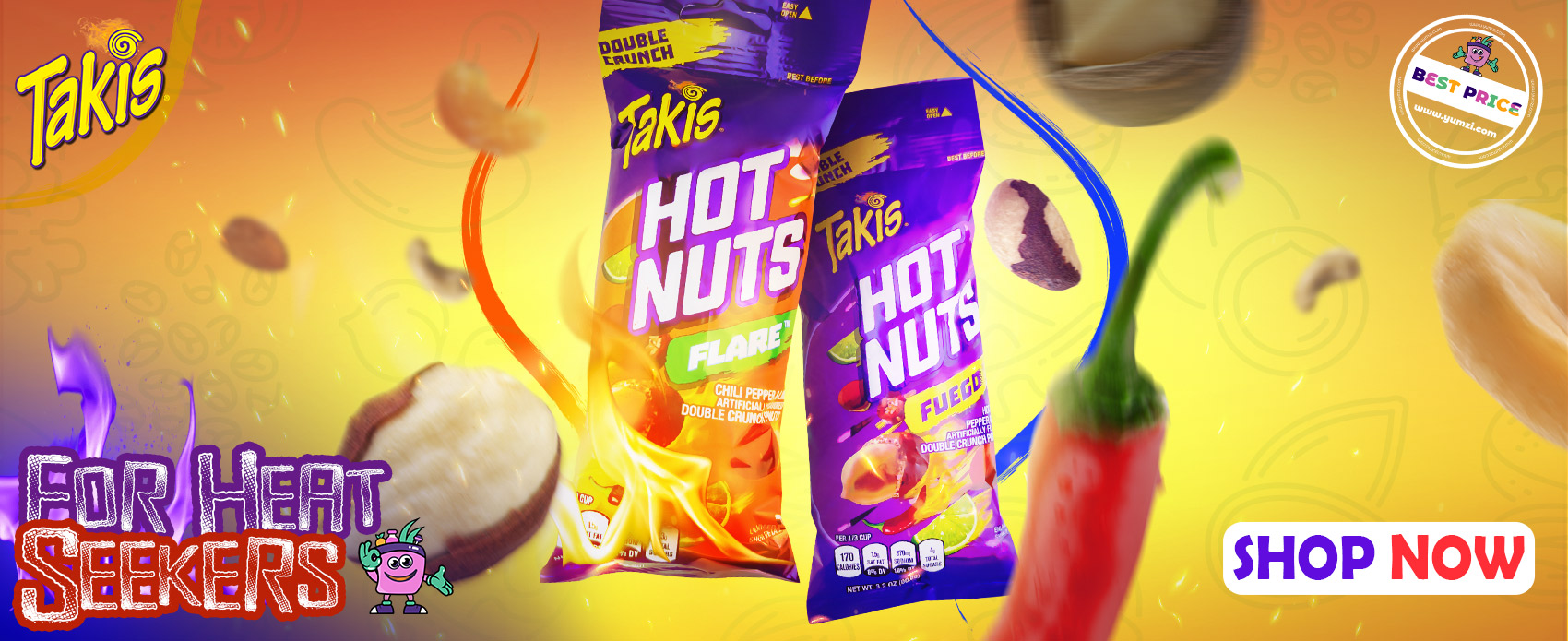 Takis Hot Nuts - En