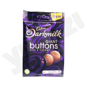 Cadbury Darkmilk Giant Buttons 105Gm UK