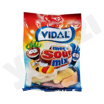 Vidal Mega Sour Mix 100Gm