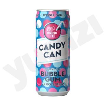 Candy Can Bubble Gum Zero Sugar Drink 330 Ml