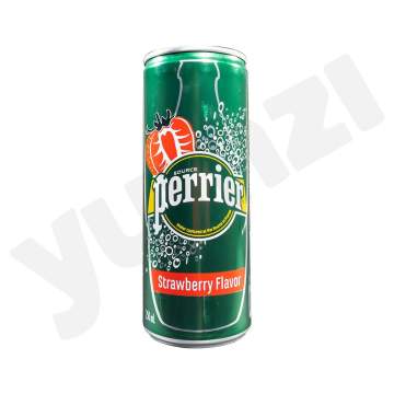 Perrier Strawberry Carbonated Natural Mineral Water Can 250 Ml .jpg