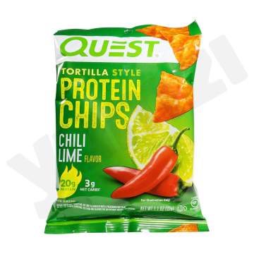 Quest Tortilla Style Protein Chips Chili Lime 32Gm