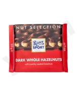 Ritter Sport Dark Whole Hazelnuts Chocolate 100Gm