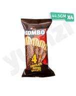 Eti Kombo 4 Chocolate Dipped Biscuits 4X44.5Gm